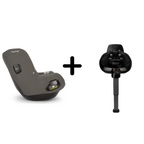 Nuna - Set Scaun auto rotativ i-Size TODL next Thunder, 40-105 cm + Baza isofix BASE next i-Size pentru TODL next