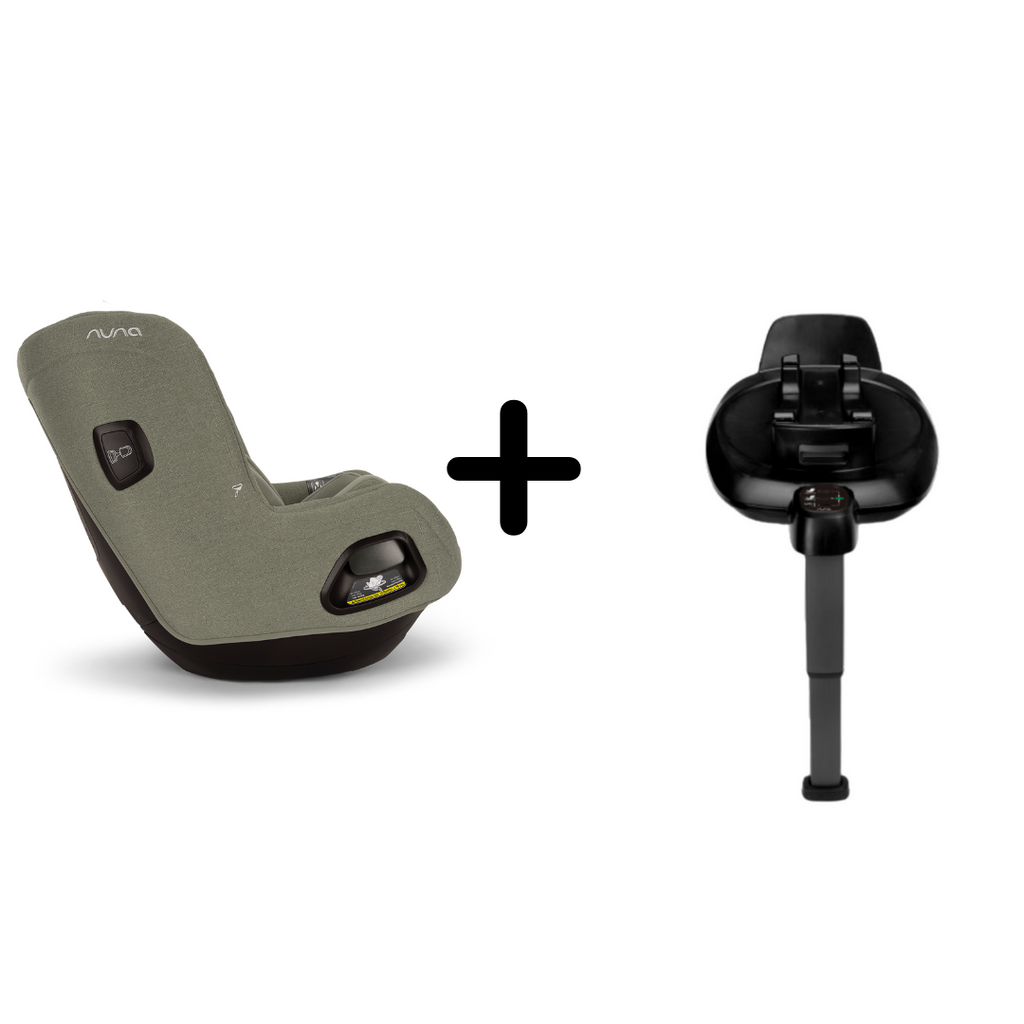Nuna - Set Scaun auto rotativ i-Size TODL next Pine, 40-105 cm + Baza isofix BASE next i-Size pentru TODL next