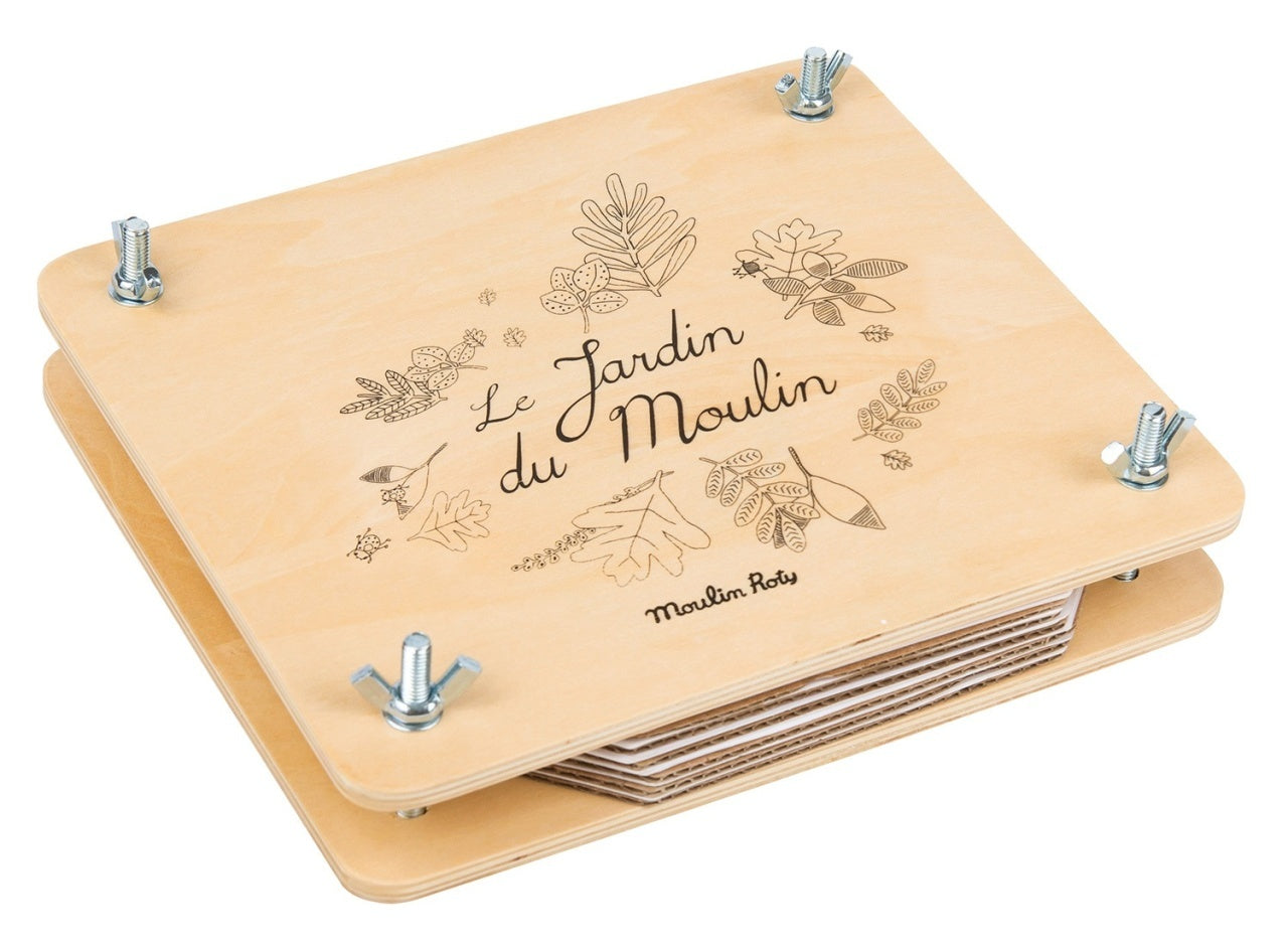 Presa din lemn pentru flori, Moulin Roty