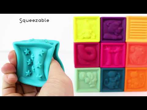 10 B.Toys Soft Blocks