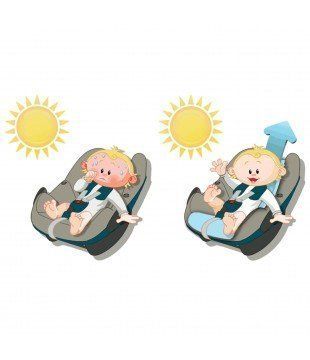Anti-Perspiration Car Seat Liner GR 0+ Organic Cotton Anthracite