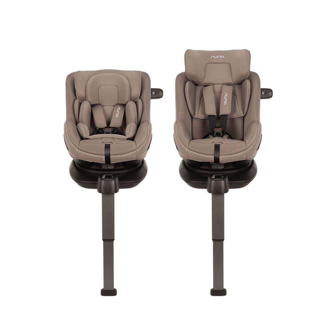 Nuna - Scaun auto PRUU Aire Cedar cu capotina integrata, 40-105 cm, certificat R129