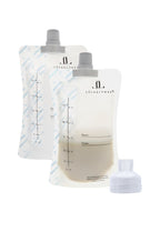 Lola&Lykke® Breast Milk Storage Bags (10 pcs) 150 ml, with Included Adapter