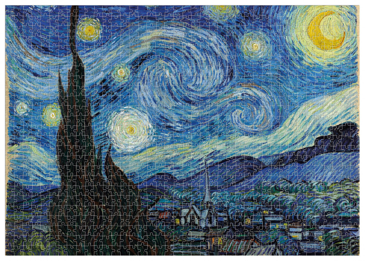 Puzzle 1000 piese Van Gogh Noapte instelata, Londji