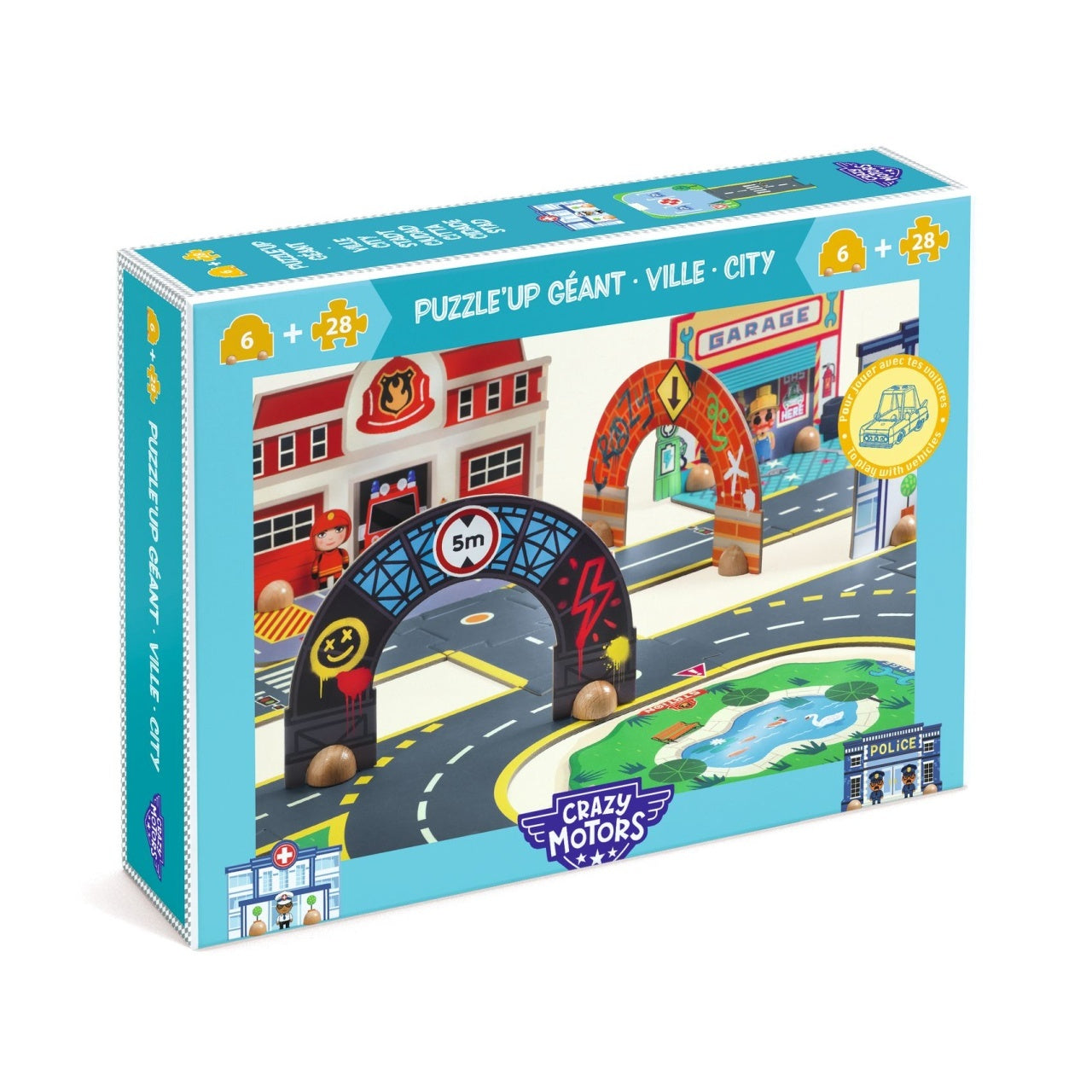 Puzzle 3D Orasul gigantic, Djeco
