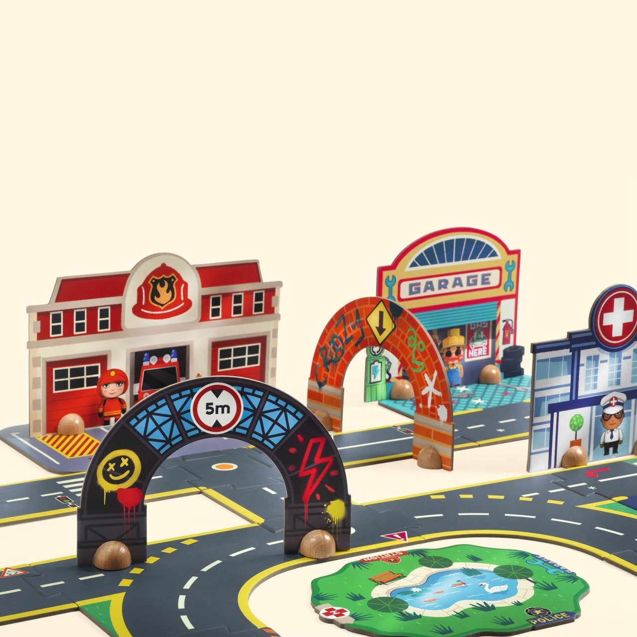 Puzzle 3D Orasul gigantic, Djeco