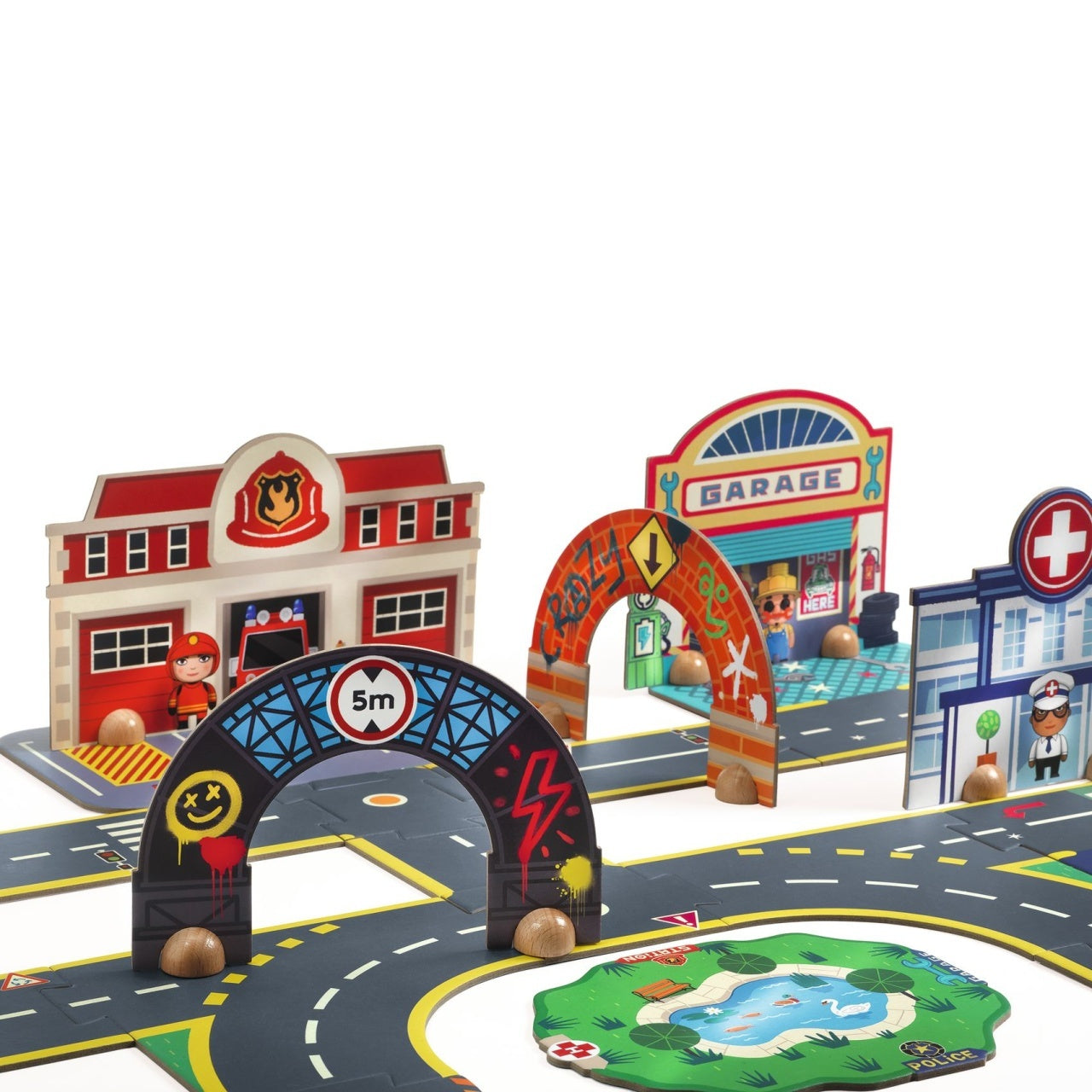 Puzzle 3D Orasul gigantic, Djeco