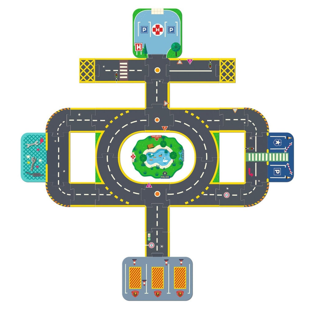 Puzzle 3D Orasul gigantic, Djeco