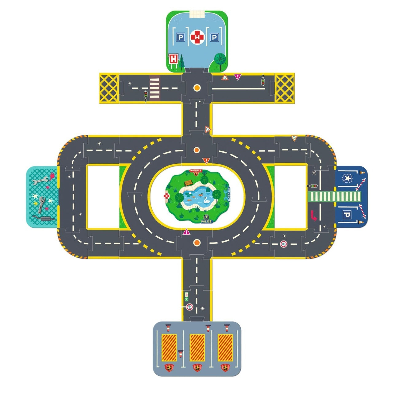 Puzzle 3D Orasul gigantic, Djeco