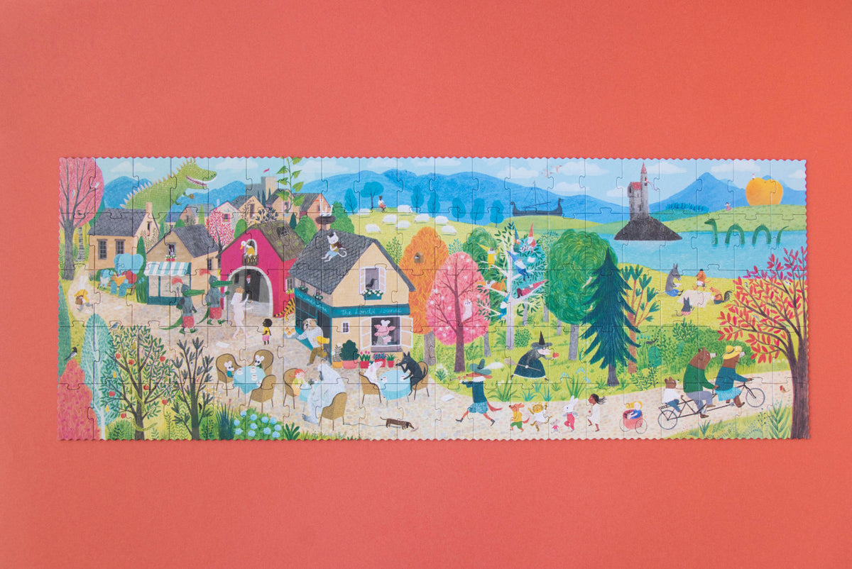 Londji Puzzle Once Upon a Time 100 pieces 48 tokens 5-8 years recycled cardboard