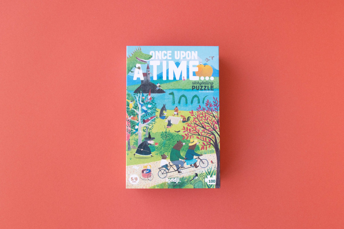 Londji Puzzle Once Upon a Time 100 pieces 48 tokens 5-8 years recycled cardboard