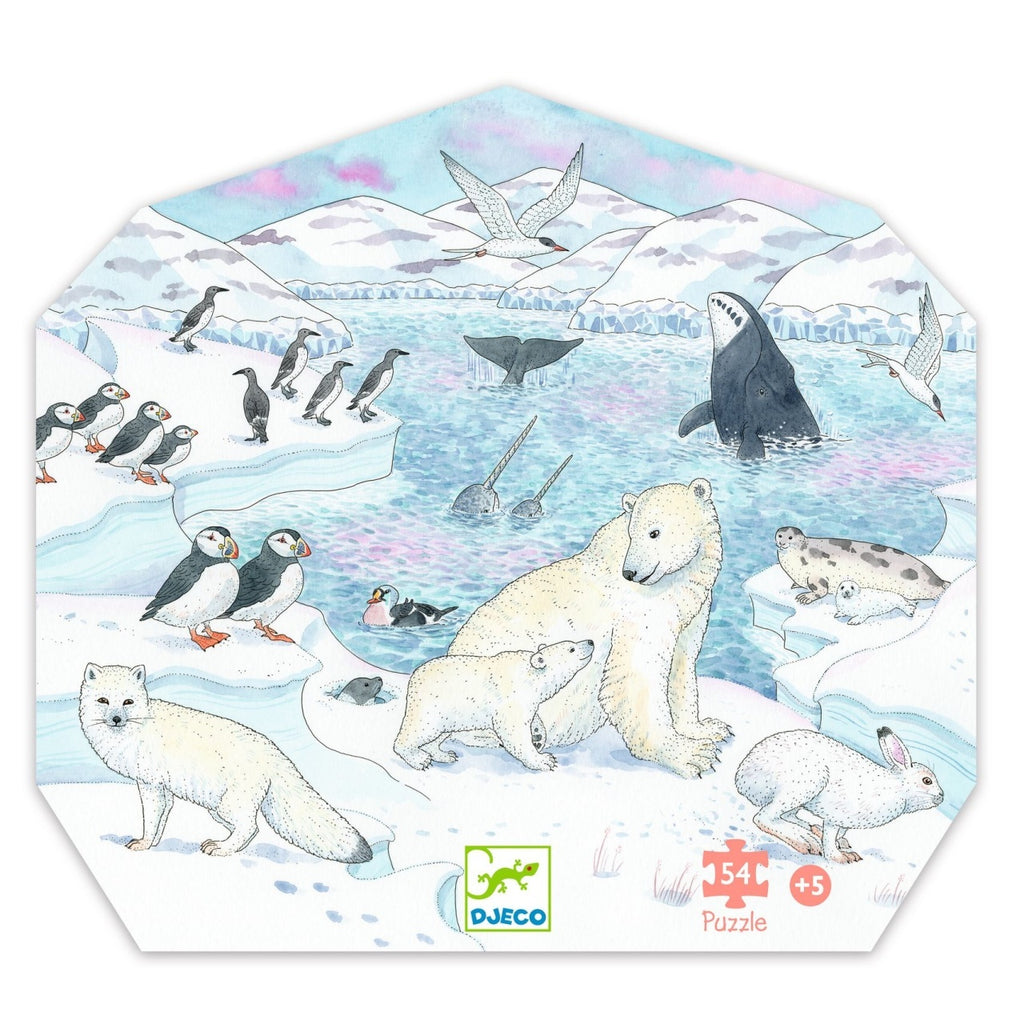 Puzzle Blandete polara, Djeco