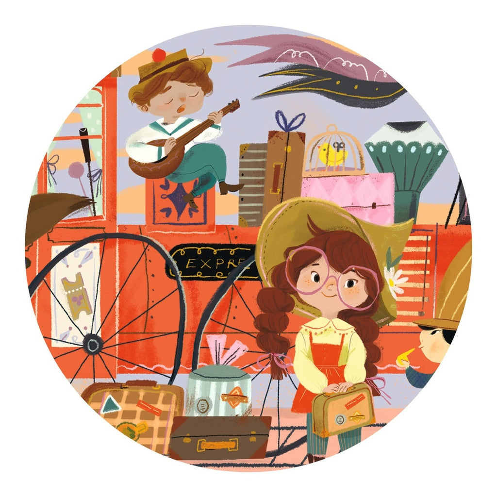 Puzzle Calatoria Miei, Djeco