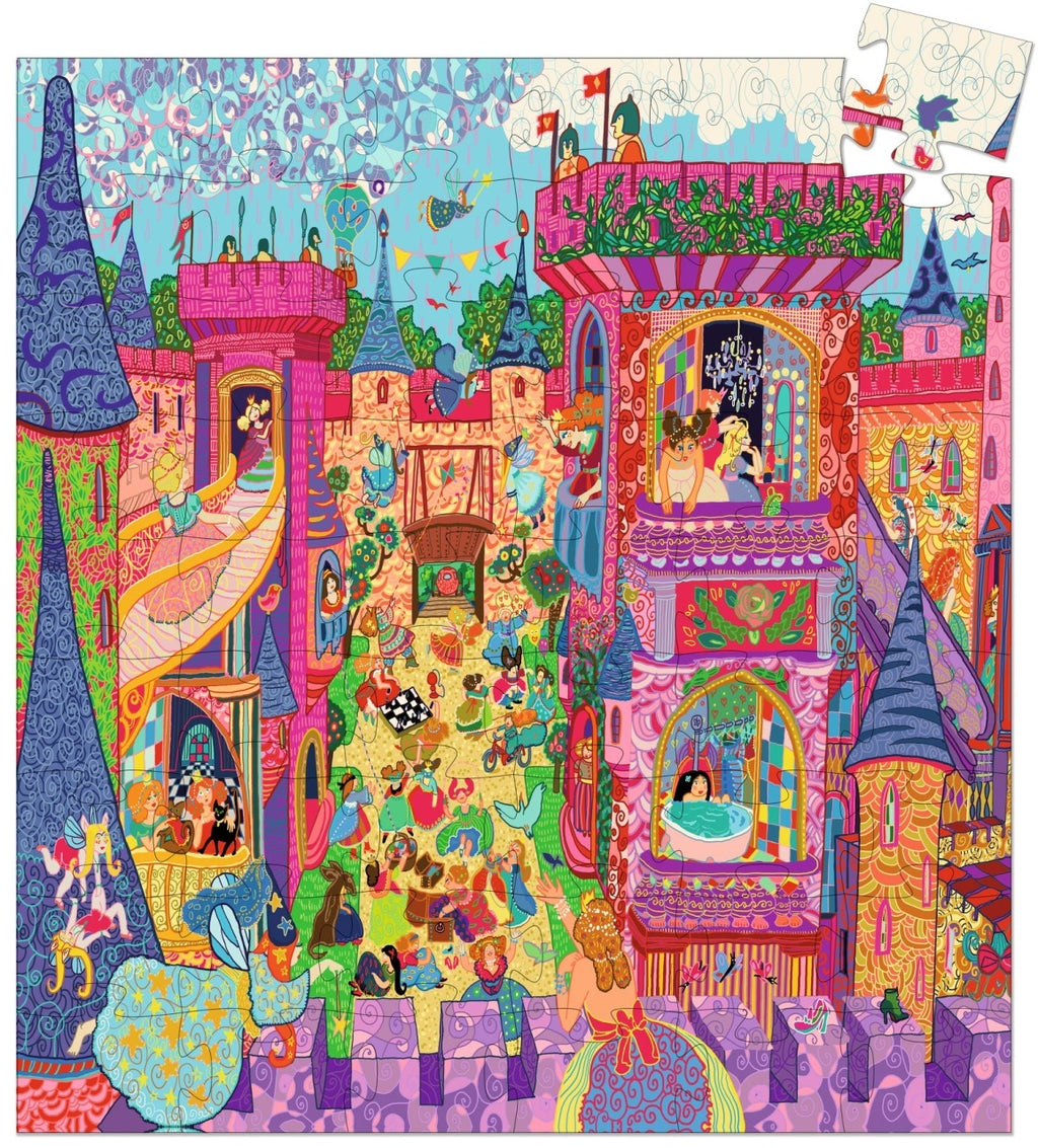 Puzzle Castelul fermecat, Djeco