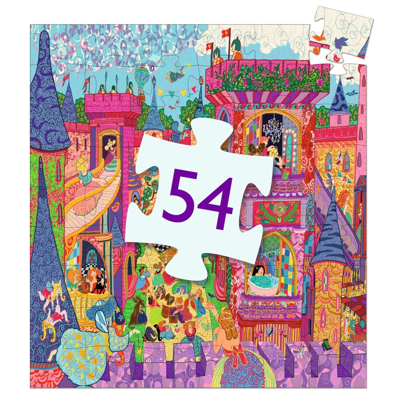 Puzzle Castelul fermecat, Djeco