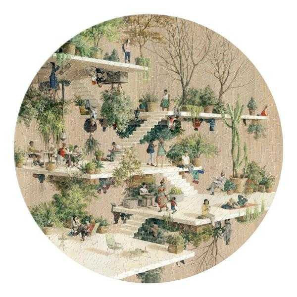 Puzzle circular Lumea, Londji