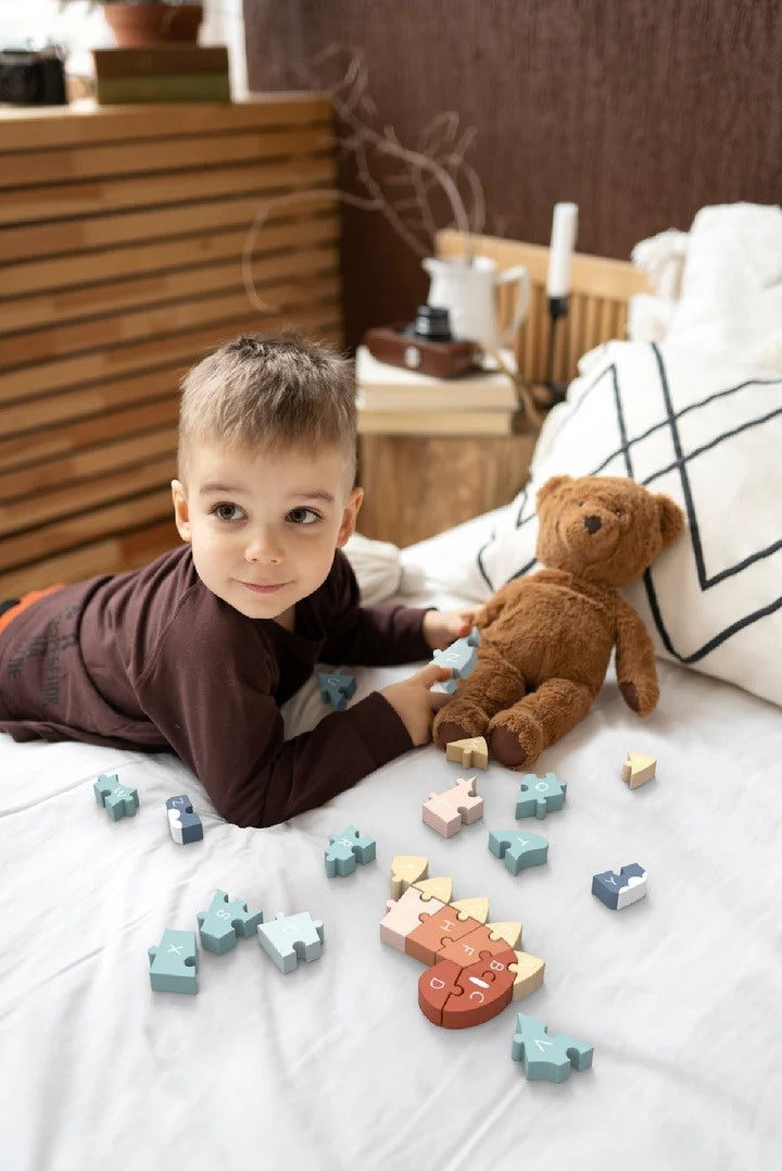 Puzzle din lemn ABC Dino, Speedy Monkey