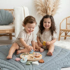 Speedy Monkey Puzzle din lemn cu surpriza puisori si iepurasi 12 luni+ certificat FSC vopsele non-toxice