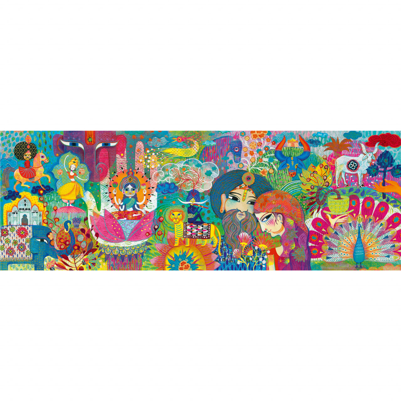 Puzzle galerie Magic India, Djeco