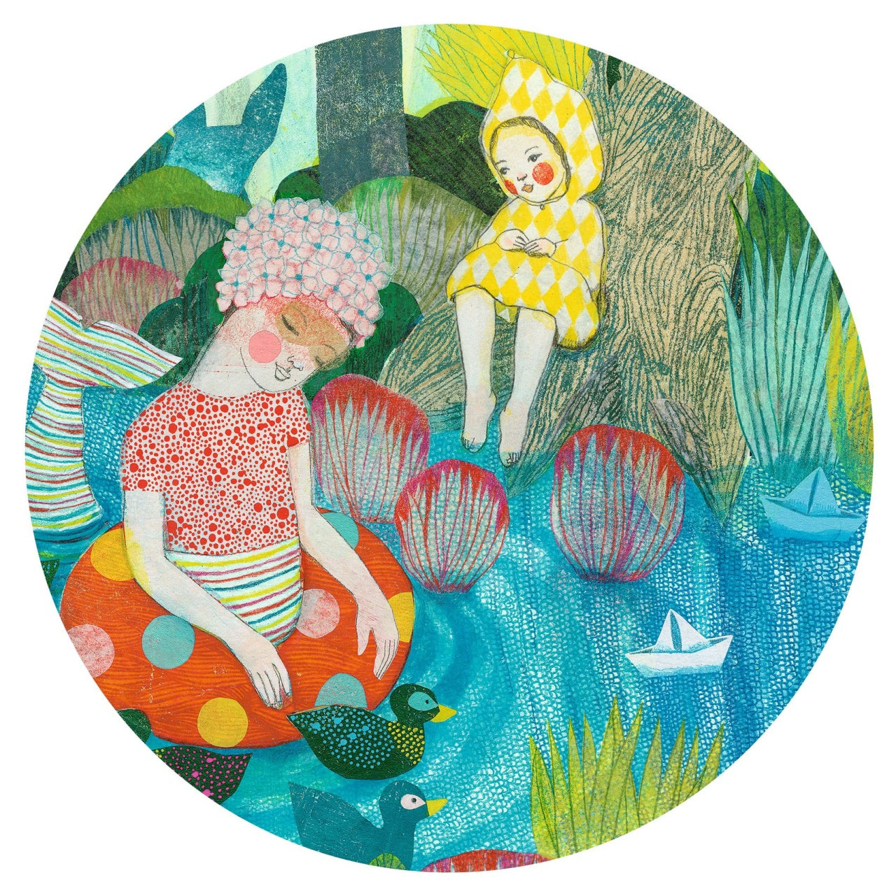 Puzzle galerie Petrecere la rau, Djeco