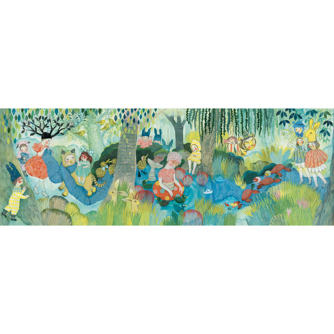 Puzzle galerie Petrecere la rau, Djeco