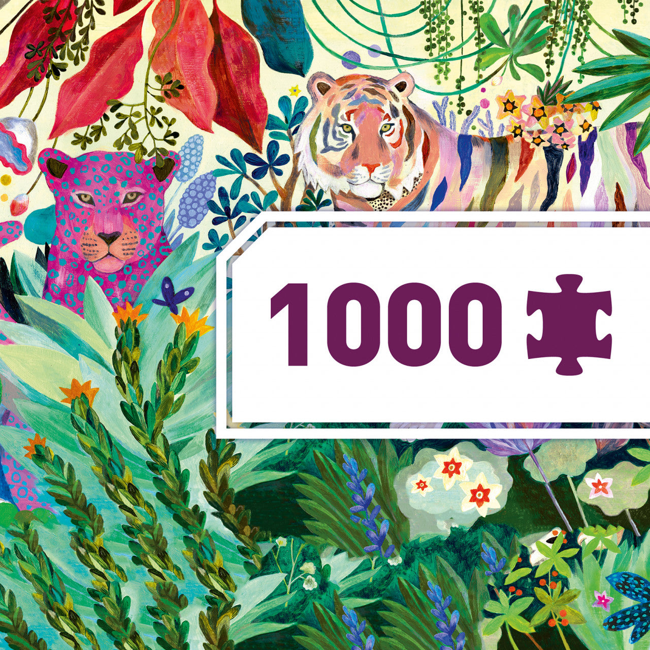 Puzzle galerie Tigrii curcubeu, Djeco