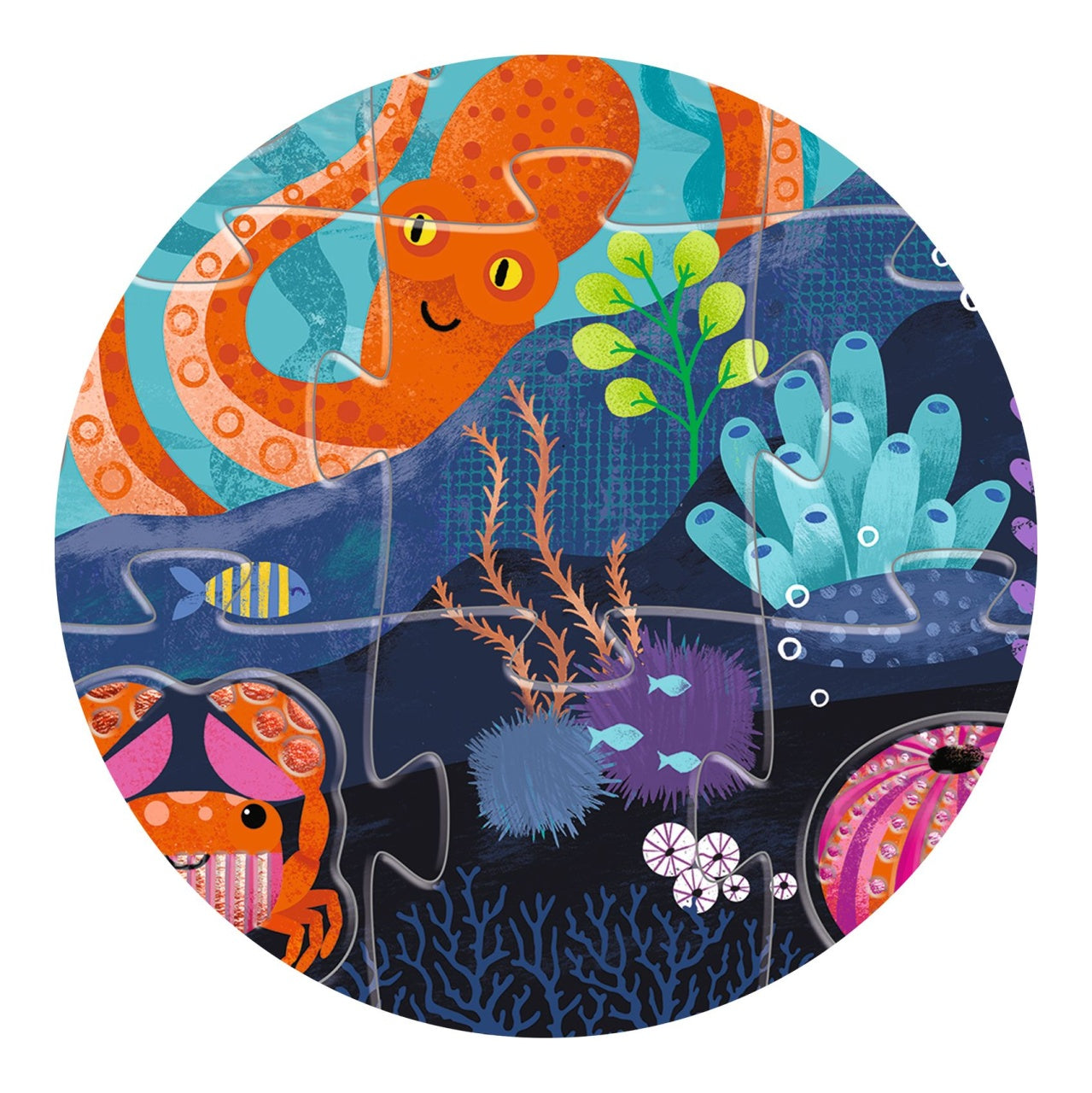Puzzle gigant Aventuri in mare, Djeco