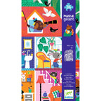 Puzzle gigant Casa micilor prieteni, Djeco