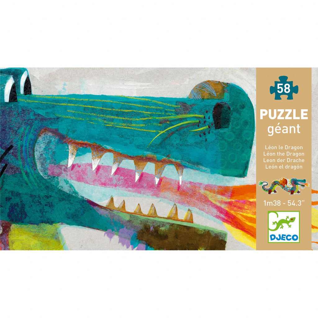 Puzzle gigant Leon dragonul, Djeco