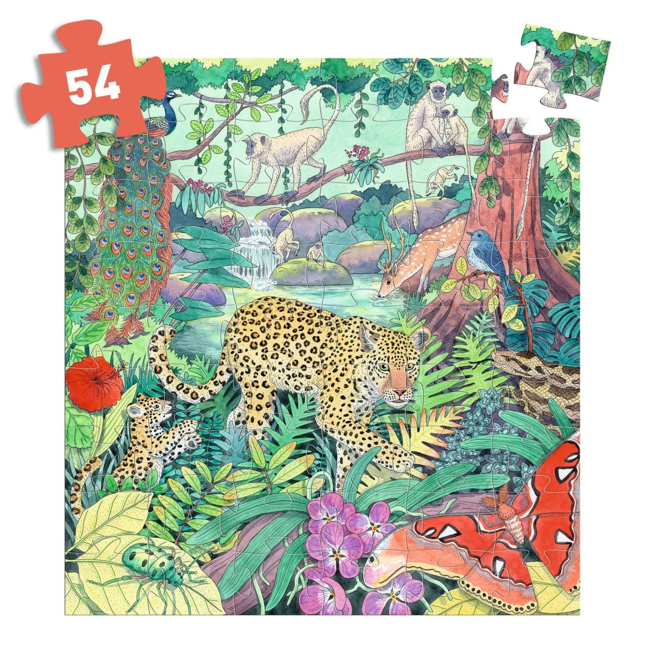 Puzzle Jungla Indiana, Djeco