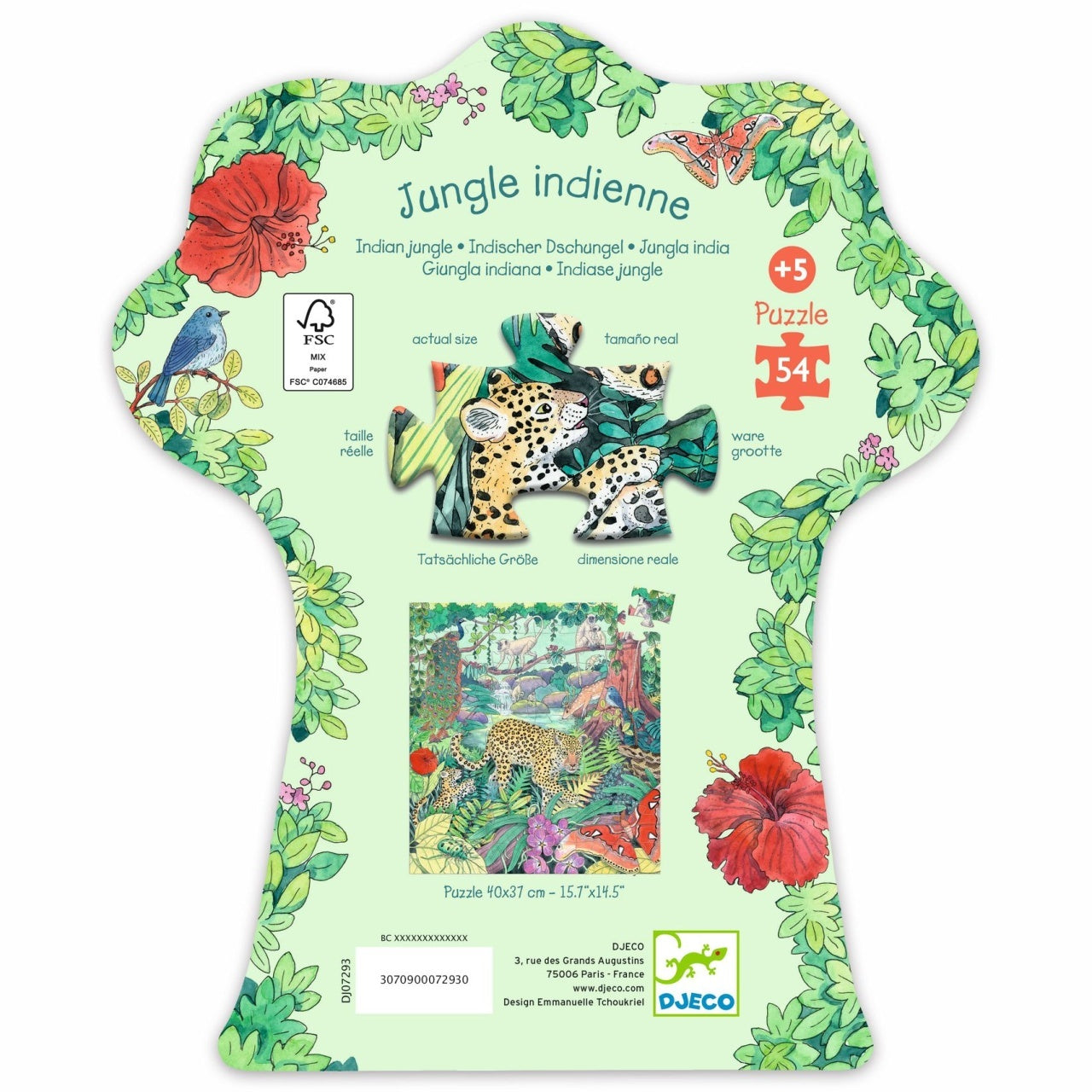 Puzzle Jungla Indiana, Djeco