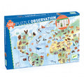 Puzzle observatie Animalele lumii, Djeco