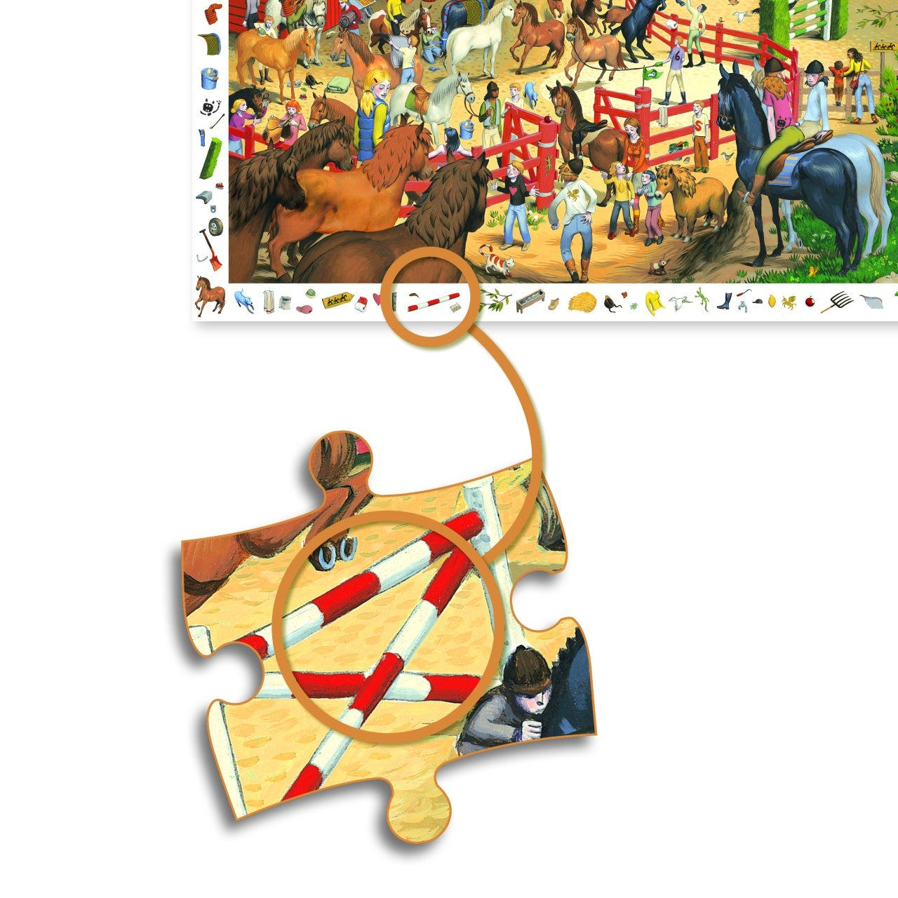 Puzzle observatie Cai, Djeco