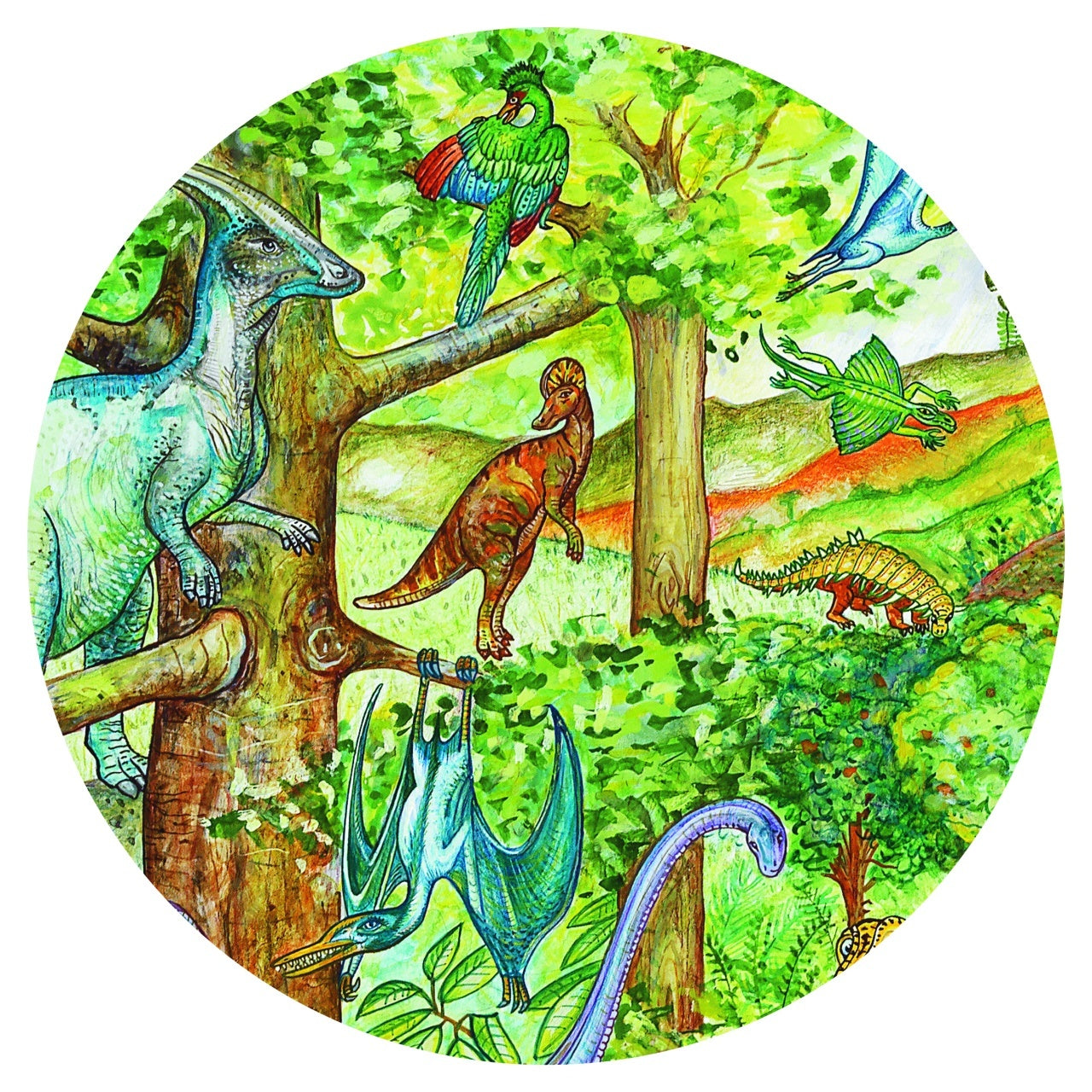 Puzzle observatie Dinozauri, Djeco