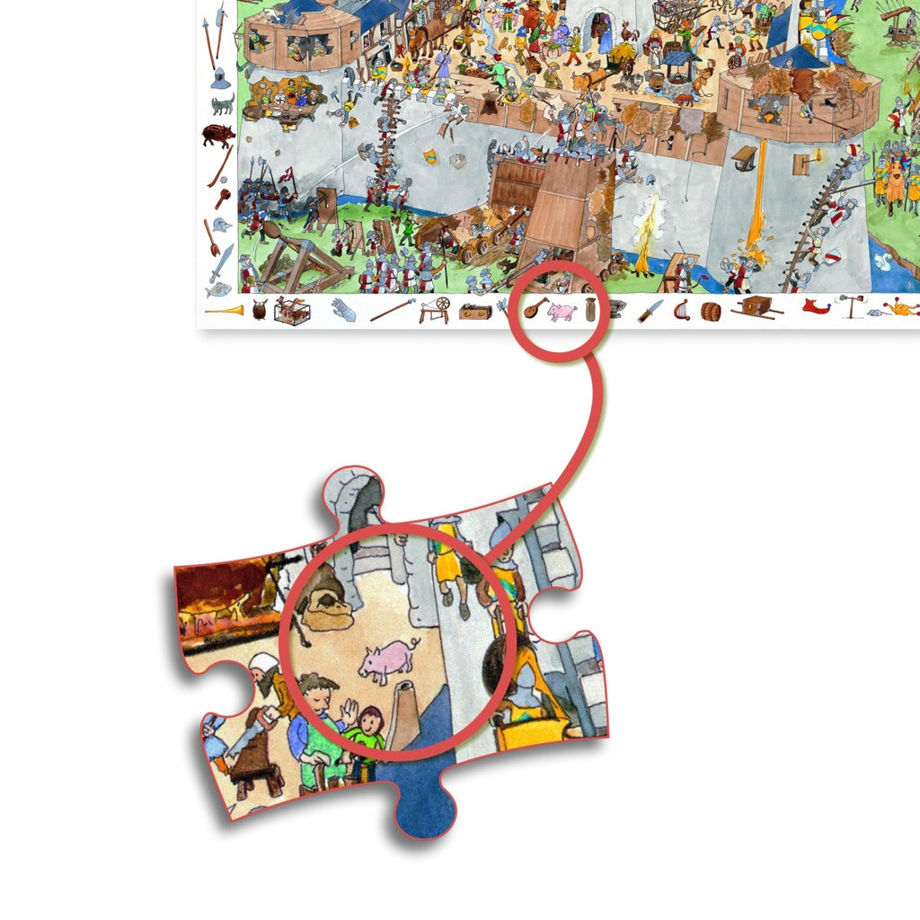 Puzzle observatie Fortareata, Djeco