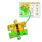 Puzzle observatie In jurul lumii, Djeco