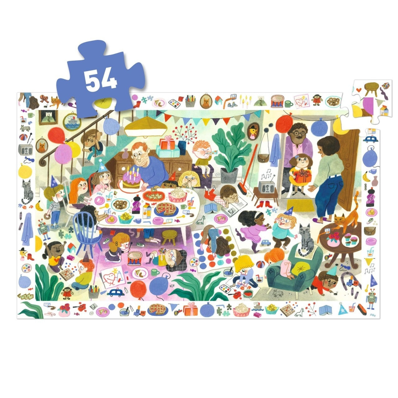 Puzzle Observatie Petrecerea, Djeco