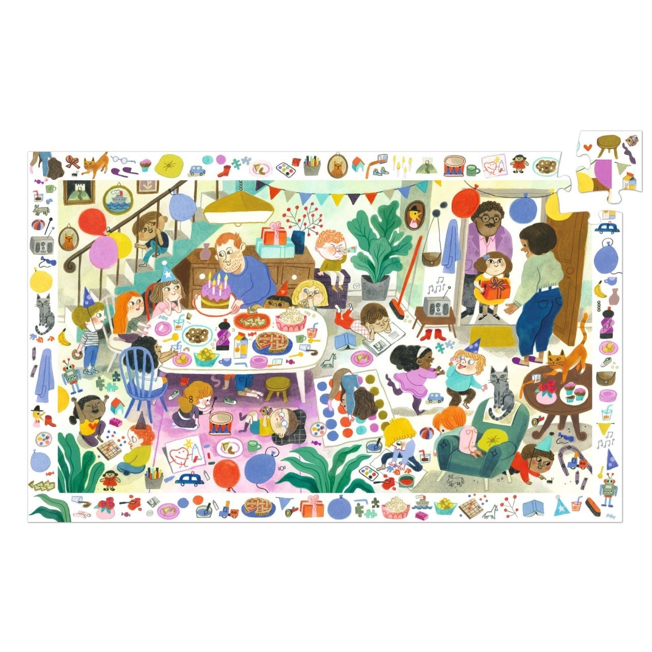 Puzzle Observatie Petrecerea, Djeco