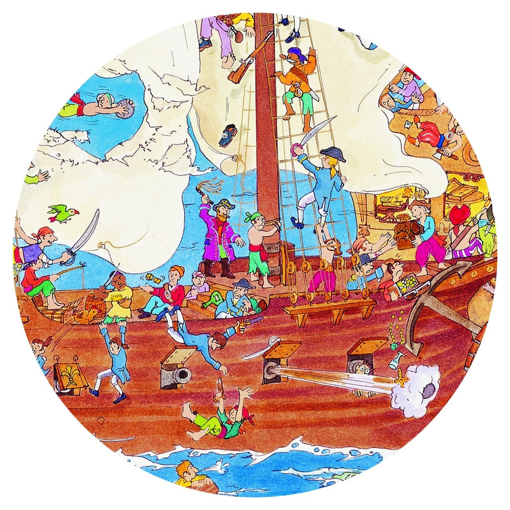 Puzzle observatie Pirati, Djeco