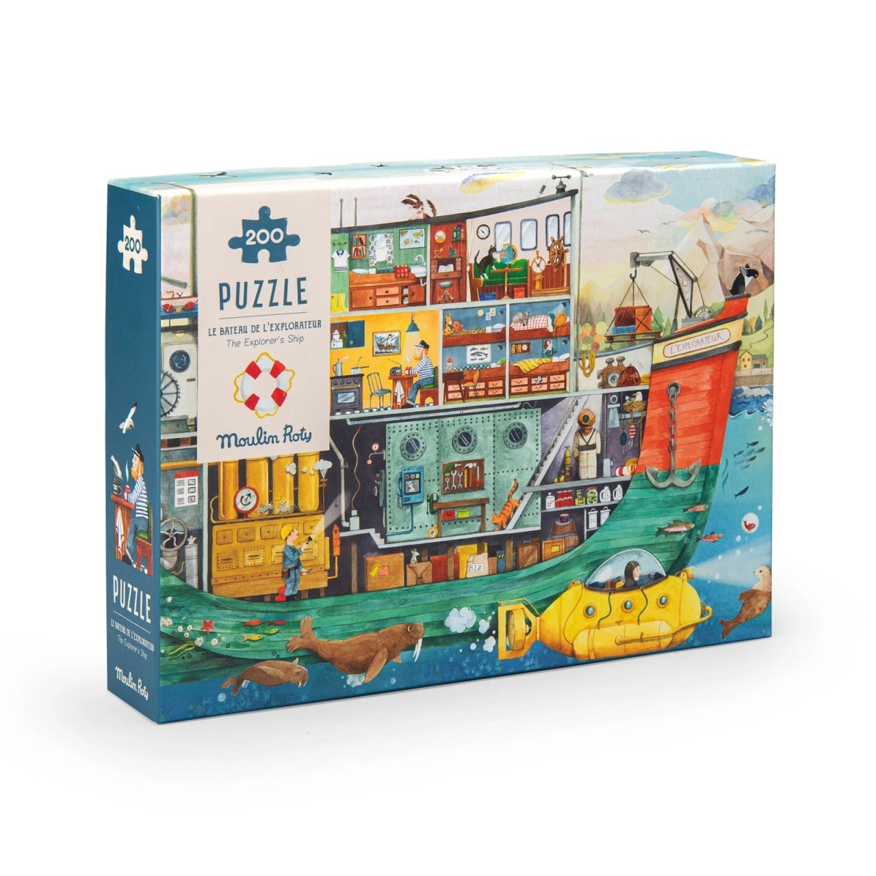 Puzzle observatie Sub apa, Moulin Roty