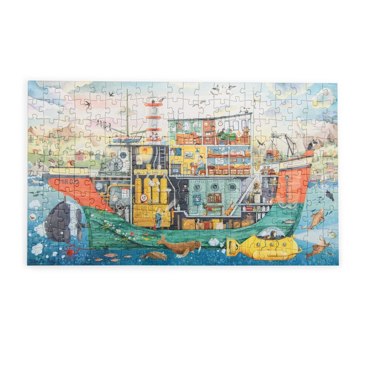 Puzzle observatie Sub apa, Moulin Roty