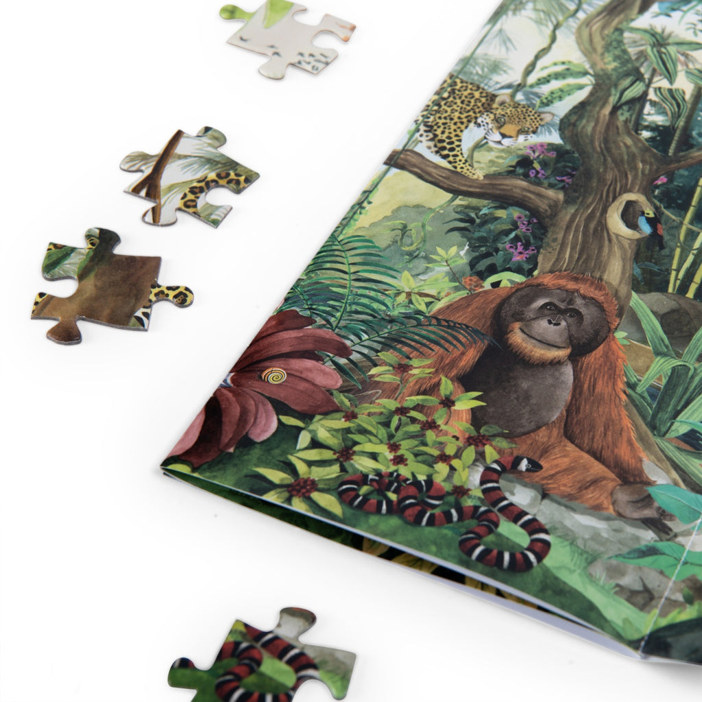 Puzzle panoramic Padurea tropicala, Moulin Roty