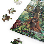 Puzzle panoramic Padurea tropicala, Moulin Roty