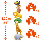 Puzzle progresiv Animale salbatice, Djeco