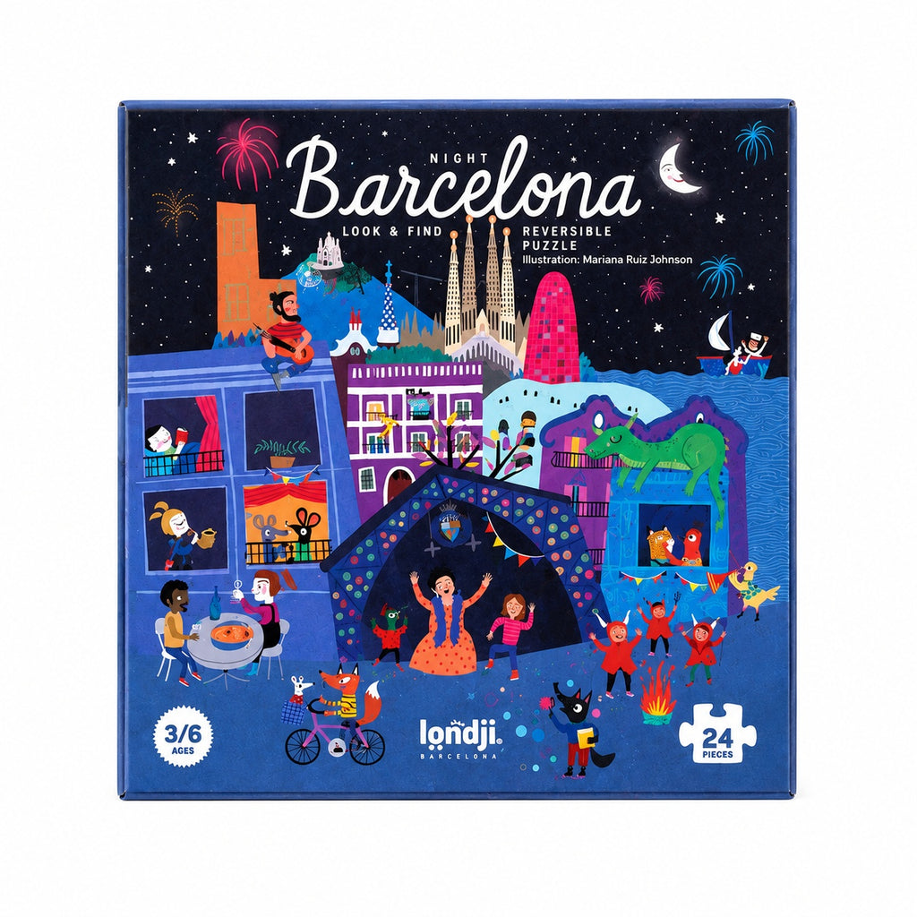 Puzzle reversibil Zi si noapte in Barcelona, Londji