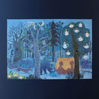 Puzzle reversibil Zi si noapte in padure, Londj