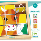 Puzzle rotativ Animoroll, Djeco