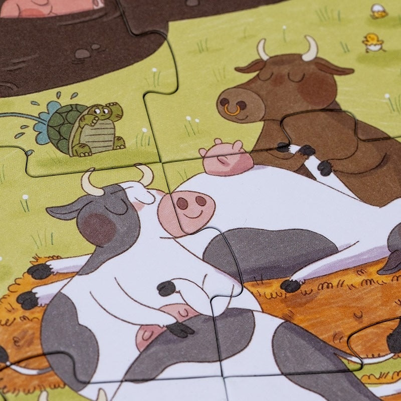 Puzzle si joc de observatie Farmtastic, Londji