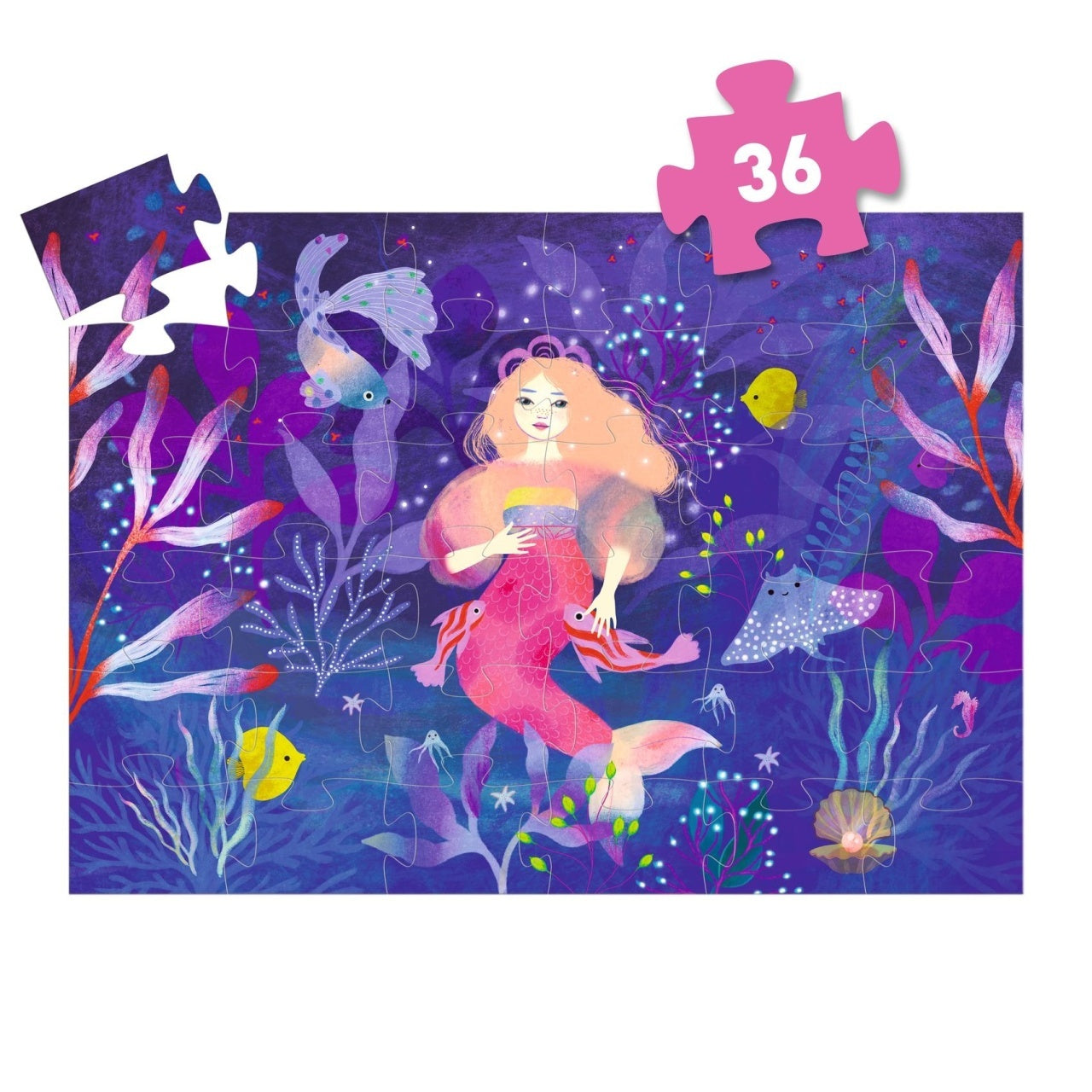 Puzzle Sirena Ella, Djeco