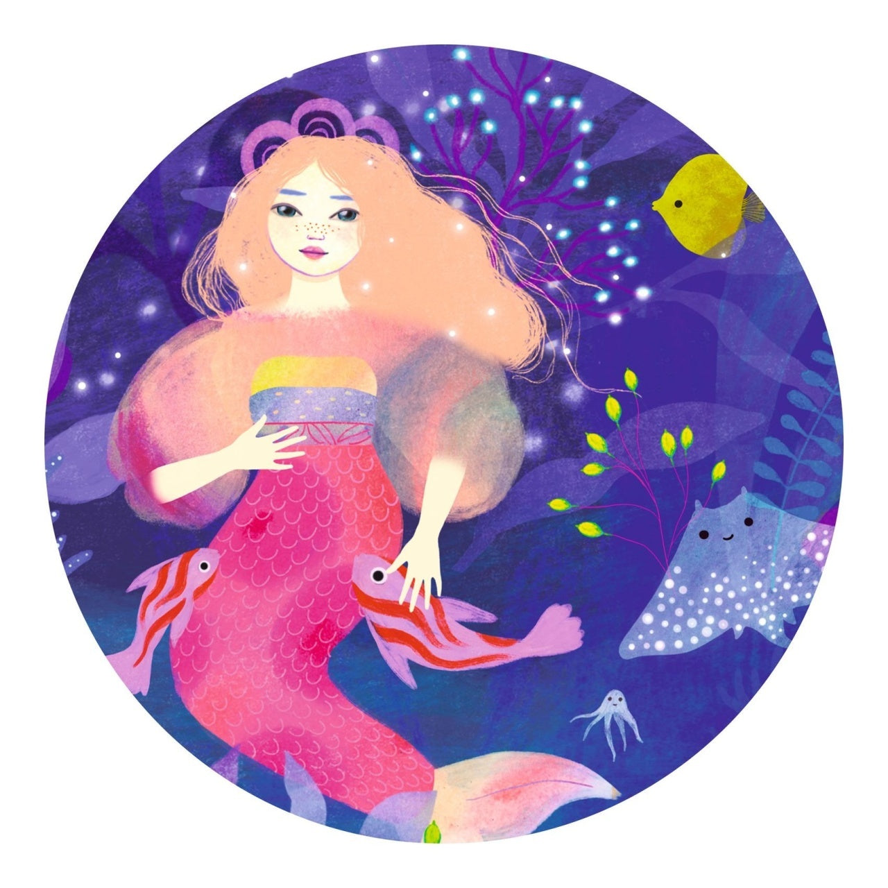 Puzzle Sirena Ella, Djeco